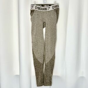 GYMSHARK Flex Leggings Olive Green